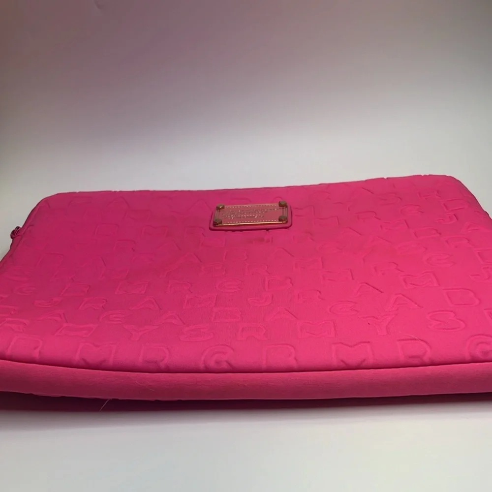 Marc by Marc Jacobs Pink Dreamy Logo Laptop Case